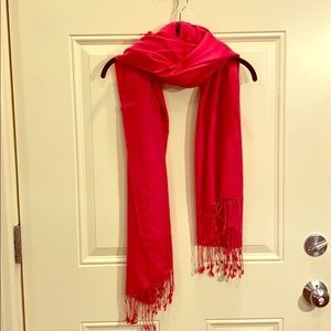 Pink pashmina! Silk and cashmere blend